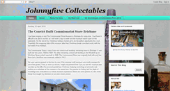Desktop Screenshot of johnnyfivecollectables.com