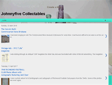 Tablet Screenshot of johnnyfivecollectables.com